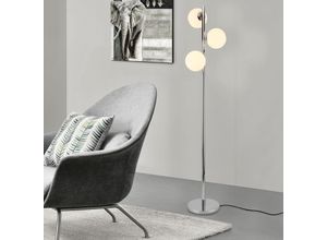 4059438142017 - Luxpro - Stehleuchte Gent 154 cm 3-Flammig Silber