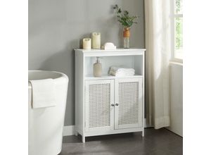 4059438849725 - [encasa] - Badschrank Karlsøy 80x60x28cm Weiß Weiß