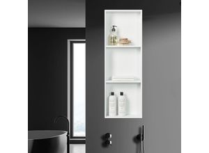 4059438851810 - [neuhaus] - Wandnische Kristinehamn 92x32x10cm 3 Ebenen Weiß Weiß