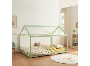 4059438879333 - [encasa] - Kinderbett Cerro 120x200cm Mintgrün Mint