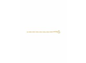 4059468442422 - Goldkette ADELIA´S 585 Gold Figaro Halskette Ø 18 mm Halsketten Gr 45 Gelbgold 585 goldfarben (gold) Damen Goldketten Goldschmuck für