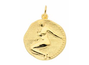 4059468443740 - Ketten-Anhänger ADELIA´S 333 Gold Sternzeichen Anhänger Jungfrau Ø 182 mm Schmuckanhänger Gr Damen Gelbgold 333 goldfarben (gold) Damen Anhänger Goldschmuck für & Herren