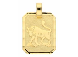 4059468443948 - Ketten-Anhänger ADELIA´S 333 Gold Sternzeichen Anhänger Stier Schmuckanhänger Gr Damen Stier Gelbgold 333 goldfarben (gold) Damen Anhänger Goldschmuck für & Herren