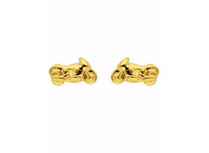 4059468446055 - Paar Ohrhänger ADELIA´S 333 Gold Ohrringe Ohrstecker Motorrad Gr Damen Gelbgold 333 goldfarben (gold) Damen Ohrhänger Goldschmuck für