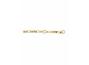 4059468446468 - Fußkette ADELIA´S 333 Gold Figaro Fußkettchen 25 cm Ø 2 mm Gr Gelbgold 333 goldfarben (gold) Damen Fußkettchen Goldschmuck für