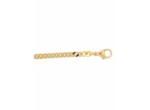 4059468446901 - Goldkette ADELIA´S 333 Gold Flach Panzer Halskette 45 cm Ø 33 mm Halsketten Gr 45 Gelbgold 333 goldfarben (gold) Damen Goldketten Goldschmuck für