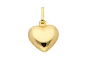 4059468448141 - Ketten-Anhänger ADELIA´S 333 Gold Anhänger Herz Schmuckanhänger Gr Kinder Gelbgold 333 goldfarben (gold) Damen Goldschmuck für