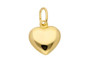 4059468448257 - Ketten-Anhänger ADELIA´S 333 Gold Anhänger Herz Schmuckanhänger Gr Kinder Gelbgold 333 goldfarben (gold) Damen Goldschmuck für