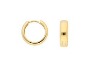 4059468448417 - Paar Ohrhänger ADELIA´S 333 Gold Ohrringe Creolen Ø 14 mm Gr Damen Gelbgold 333 goldfarben (gold) Damen Ohrhänger Goldschmuck für