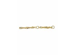 4059468448455 - Fußkette ADELIA´S 333 Gold Singapur Fußkettchen 25 cm Ø 25 mm Gr Gelbgold 333 goldfarben (gold) Damen Fußkettchen Goldschmuck für