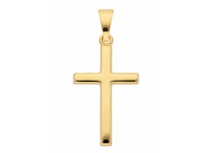 4059468454135 - Ketten-Anhänger ADELIA´S 333 Gold Kreuz Anhänger Schmuckanhänger Gr Damen Gelbgold 333 goldfarben (gold) Damen Anhänger Goldschmuck für & Herren