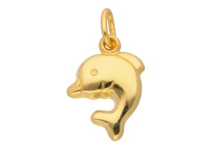 4059468455330 - Ketten-Anhänger ADELIA´S 333 Gold Anhänger Delphin Schmuckanhänger Gr Kinder Gelbgold 333 goldfarben (gold) Damen Anhänger Goldschmuck für