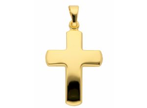 4059468456535 - Ketten-Anhänger ADELIA´S 333 Gold Kreuz Anhänger Schmuckanhänger Gr Damen Gelbgold 333 goldfarben (gold) Damen Anhänger Goldschmuck für & Herren