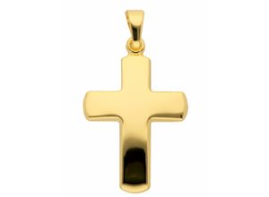 4059468456559 - Ketten-Anhänger ADELIA´S 585 Gold Kreuz Anhänger Schmuckanhänger Gr Damen Gelbgold 585 goldfarben (gold) Damen Anhänger Goldschmuck für & Herren