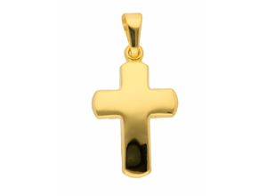 4059468456566 - Ketten-Anhänger ADELIA´S 585 Gold Kreuz Anhänger Schmuckanhänger Gr Damen Gelbgold 585 goldfarben (gold) Damen Anhänger Goldschmuck für & Herren