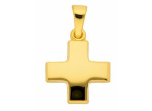 4059468456597 - Ketten-Anhänger ADELIA´S 333 Gold Kreuz Anhänger Schmuckanhänger Gr Damen Gelbgold 333 goldfarben (gold) Damen Anhänger Goldschmuck für & Herren