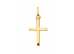 4059468456900 - Ketten-Anhänger ADELIA´S 333 Gold Kreuz Anhänger Schmuckanhänger Gr Damen Gelbgold 333 goldfarben (gold) Damen Goldschmuck für & Herren