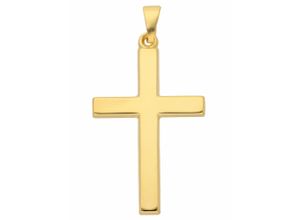 4059468456924 - Ketten-Anhänger ADELIA´S 333 Gold Kreuz Anhänger Schmuckanhänger Gr Damen Gelbgold 333 goldfarben (gold) Damen Anhänger Goldschmuck für & Herren