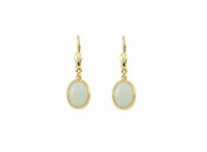 4059468460754 - Paar Ohrhänger ADELIA´S 585 Gold Ohrringe mit Opal Gr Damen Gelbgold 585 blau Damen Ohrhänger mit Opal Goldschmuck für