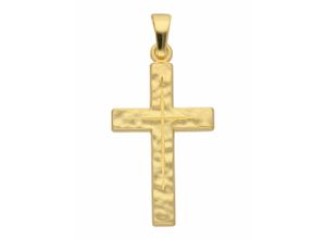 4059468466343 - Ketten-Anhänger ADELIA´S 333 Gold Kreuz Anhänger Schmuckanhänger Gr Damen Gelbgold 333 goldfarben (gold) Damen Anhänger Goldschmuck für & Herren