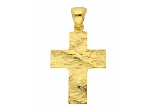 4059468466688 - Ketten-Anhänger ADELIA´S 333 Gold Kreuz Anhänger Schmuckanhänger Gr Damen Gelbgold 333 goldfarben (gold) Damen Anhänger Goldschmuck für & Herren