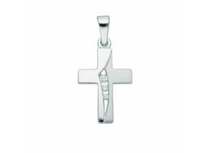 4059468467067 - Ketten-Anhänger ADELIA´S 925 Silber Kreuz Anhänger mit Zirkonia Schmuckanhänger Gr Damen mit Zirkonia Silber 925 (Sterlingsilber) silberfarben (silber) Damen mit Zirkonia Silberschmuck für & Herren