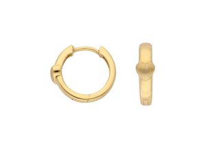 4059468468279 - Paar Ohrhänger ADELIA´S 333 Gold Ohrringe Creolen Herz Ø 14 mm Gr Damen Gelbgold 333 goldfarben (gold) Damen Ohrhänger Goldschmuck für