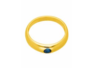 4059468468538 - Ketten-Anhänger ADELIA´S 585 Gold Anhänger Taufring mit Safir Ø 112 mm Schmuckanhänger Gr Damen Gelbgold 585 blau Damen Anhänger mit Safir Goldschmuck für