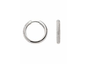 4059468479855 - Paar Ohrhänger ADELIA´S 925 Silber Ohrringe Creolen mit Zirkonia Ø 181 mm Gr Damen Silber 925 (Sterlingsilber) silberfarben (silber) Damen Ohrhänger mit Zirkonia Silberschmuck für