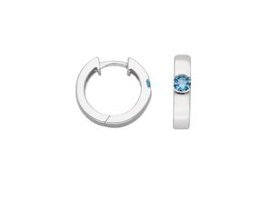 4059468479862 - Paar Creolen ADELIA´S 925 Silber Ohrringe mit Zirkonia Ø 154 mm Gr Damen Silber 925 (Sterlingsilber) bunt Damen mit Zirkonia Silberschmuck für