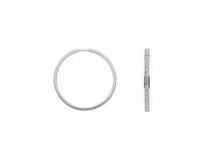 4059468479879 - Paar Ohrhänger ADELIA´S 925 Silber Ohrringe Creolen mit Zirkonia Ø 375 mm Gr Damen Silber 925 (Sterlingsilber) silberfarben (silber) Damen Ohrhänger mit Zirkonia Silberschmuck für