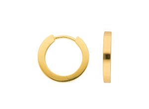 4059468480042 - Paar Ohrhänger ADELIA´S 333 Gold Ohrringe Creolen Ø 152 mm Gr Damen Gelbgold 333 goldfarben (gold) Damen Ohrhänger Goldschmuck für