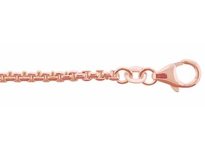 4059468486723 - Silberkette ADELIA´S 925 Silber Halskette 60 cm Ø 2 mm Halsketten Gr 60 Silber 925 (Sterlingsilber) rosa (rose) Damen Silberketten Silberschmuck für