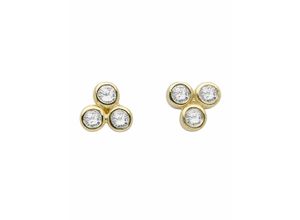 4059468488321 - Paar Ohrhänger ADELIA´S 333 Gold Ohrringe Ohrstecker mit Zirkonia Gr Damen Gelbgold 333 goldfarben (gold) Damen Ohrhänger mit Zirkonia Goldschmuck für