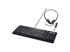 4059595452547 - KB950 Phone - Set aus Tastatur und Kopfhörer - mit Display - USB - Deutsch - für Celsius C780 J550 M7010 R970  ESPRIMO P558 Q958  LIFEBOOK U7310 U7410 U7510 U9310