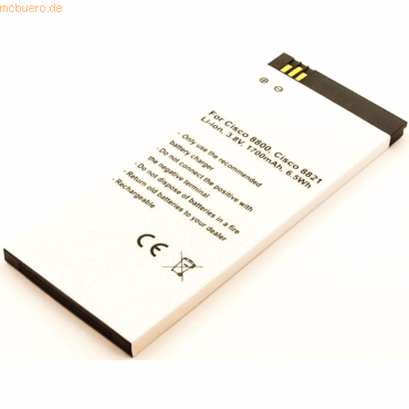 4059612340000 - Akku für Cisco GP-S10-374192-010H Li-Ion 38 Volt 1700 mAh weiß