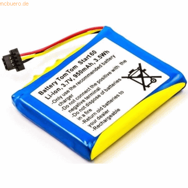 4059612362057 - Akku für Tomtom VFA Li-Ion 37 Volt 900 mAh schwarz