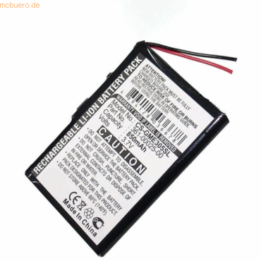 4059612376887 - Akku für Garmin Edge 305 Li-Ion 37 Volt 850 mAh Schwarz