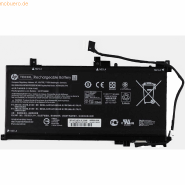 4059612378904 - Hewlett-Packard Akku für Hewlett-Packard Omen 15-ax002ng Li-Pol Volt 1