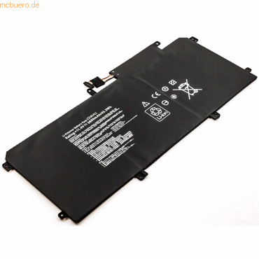 4059612385353 - Akku für Asus UX305CA-2A Li-Pol 114 Volt 3800 mAh schwarz