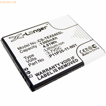 4059612418815 - Akku für Texas instruments 37L12005SPA Li-Ion 37 Volt 1300 mAh