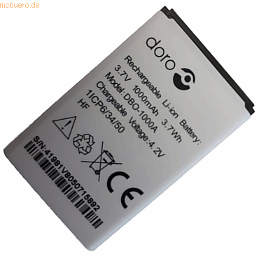 4059612419256 - Akku für 2404 Li-Ion 37 Volt 1000 mAh weiß