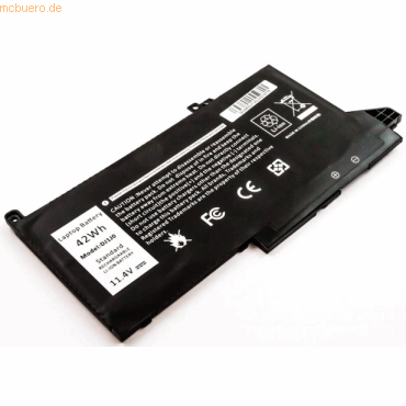 4059612472572 - Akku für Dell Latitude 12 7280 Li-Ion 114 Volt 3650 mAh schwarz