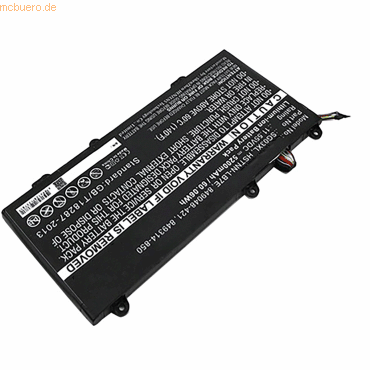 4059612477584 - Akku für Hp ENVY 17T-U000 Li-Pol 1155 Volt 3600 mAh Schwarz