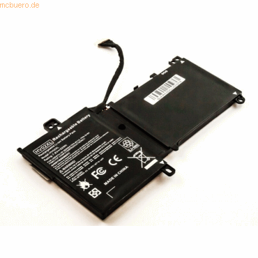 4059612479694 - Akku für Hp Pavilion X360 11-K Li-Ion 76 Volt 4000 mAh Schwarz