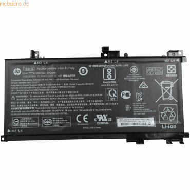 4059612552007 - Hp Akku für Hp Omen 15-AX200 Li-Pol 154 Volt 4000 mAh Schwarz