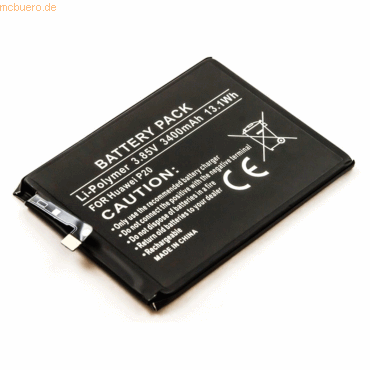 4059612557613 - Akku für Huawei P20 Global Dual SIM Li-Pol 382 Volt 3300 mAh sch