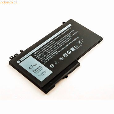 4059612572265 - Akku für Dell Latitude E5450 Li-Pol 111 Volt 3400 mAh Schwarz