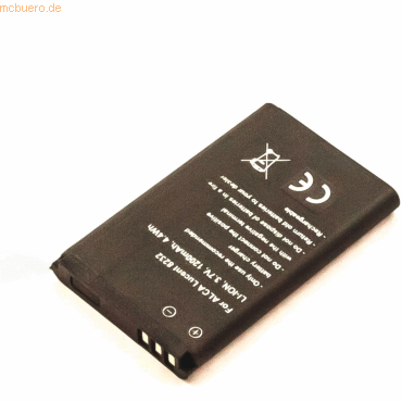 4059612634864 - Akku für Alcatel 8242 DECT Li-Ion 37 Volt 1100 mAh schwarz 4059612634864 - Akku für Alcatel 8242 DECT Li-Ion 37 Volt 1100 mAh schwarz