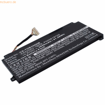 4059612646737 - Akku für Toshiba Chromebook 2 CB35 Li-Ion 108 Volt 3850 mAh schw